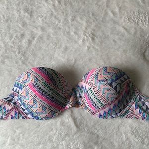 strapless push up bikini top